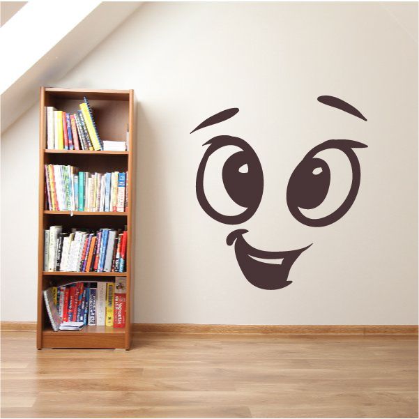 Image of Talking Face Expression Wall Decal - Vinyl Decal - Car Decal - Idcolor078