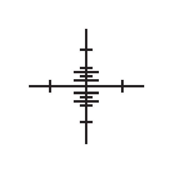 Image of Target Scope Crosshair Wall Decal - Vinyl Decal - Car Decal - DC0047