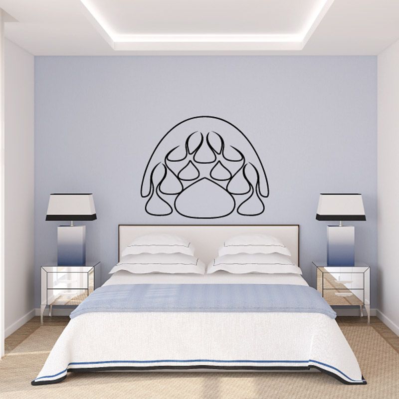 Image of Teardrop Round Ghost Flames Car Decal - Vinyl Decal - Wall Decal - CF558