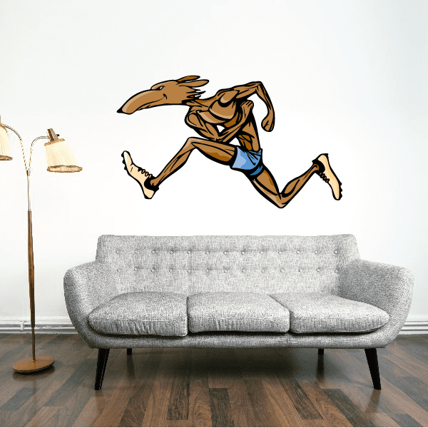 Image of Track And Field Wall Decal - Vinyl Sticker - Car Sticker - Die Cut Sticker - CDSCOLOR011