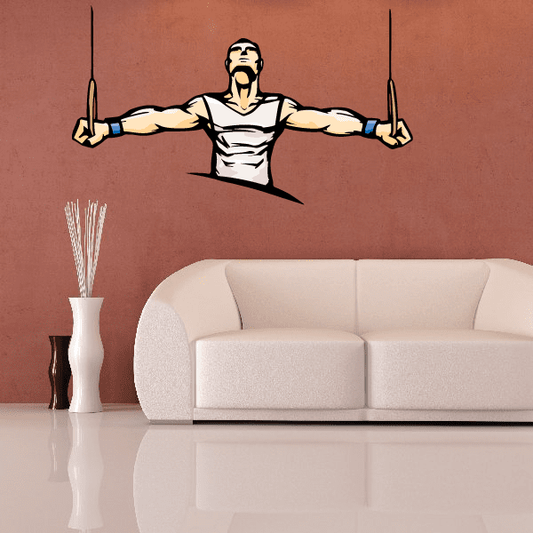 Image of Track And Field Wall Decal - Vinyl Sticker - Car Sticker - Die Cut Sticker - CDSCOLOR110