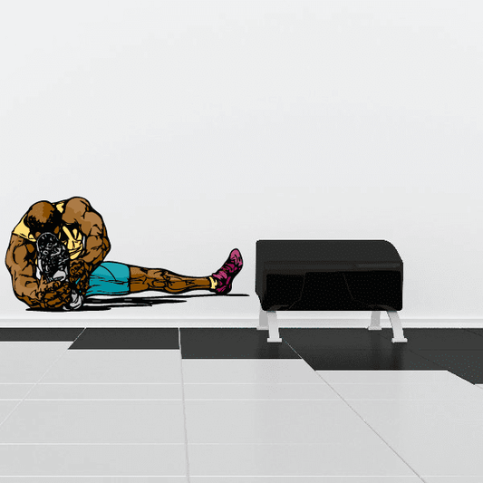 Image of Track And Field Wall Decal - Vinyl Sticker - Car Sticker - Die Cut Sticker - CDSCOLOR130