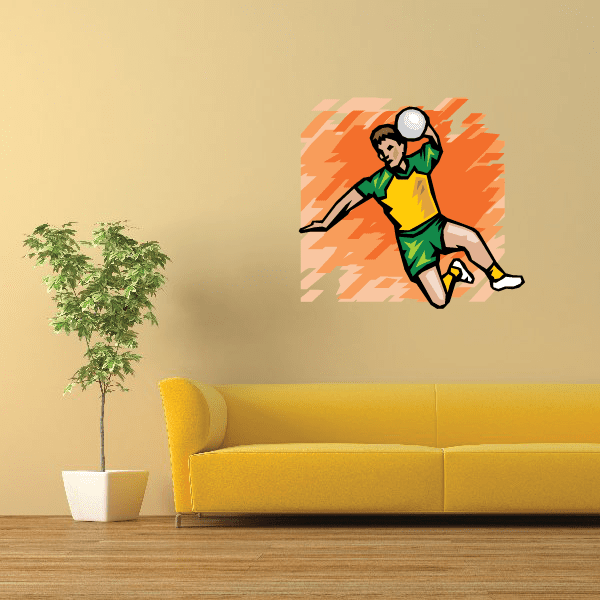 Image of Track and Field Wall Decal - Vinyl Sticker - Car Sticker - Die Cut Sticker - SMcolor018