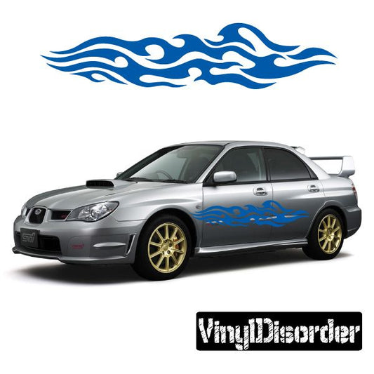 Image of Tribal Flames Wall Decal - Vinyl Decal - Car Decal - DC 006