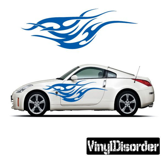 Image of Tribal Flames Wall Decal - Vinyl Decal - Car Decal - DC 059