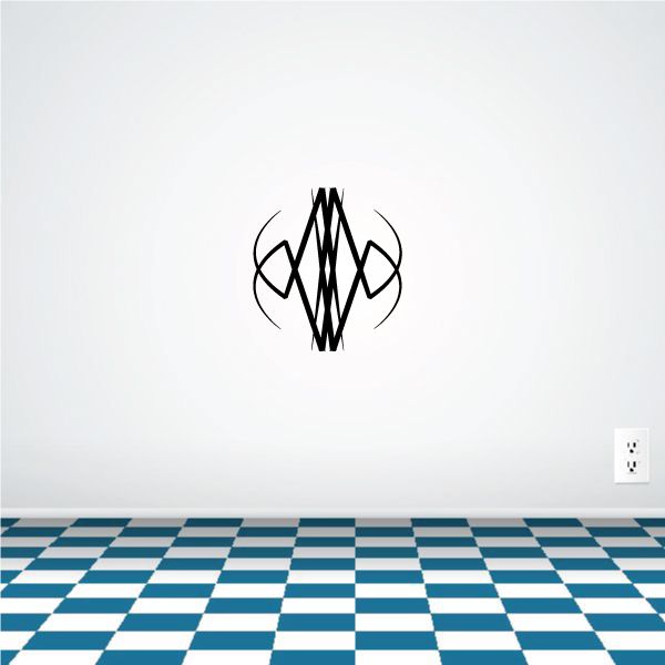 Image of Tribal Pinstripe Wall Decal - Vinyl Decal - Car Decal - 584