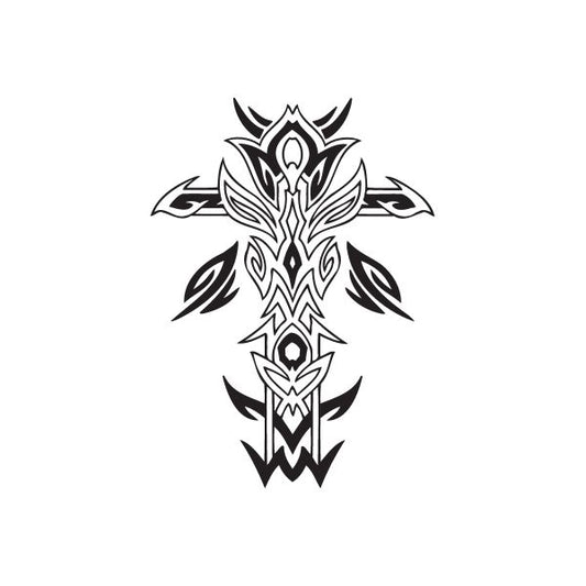 Image of Tribal Soothsayer Cross Decal