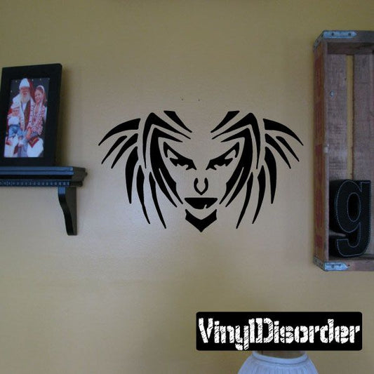 Image of Tribal Warrior Princess Face Decal