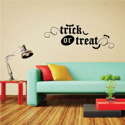 Image of Trick or Treat Bat Decor Decal