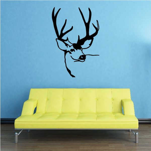 Image of Turning Head Stag Decal
