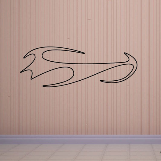Image of Twisted Ghost Flames Car Decal - Vinyl Decal - Wall Decal - CF102