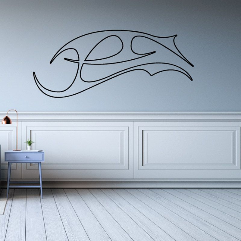 Image of Twisted Ghost Flames Car Decal - Vinyl Decal - Wall Decal - CF116
