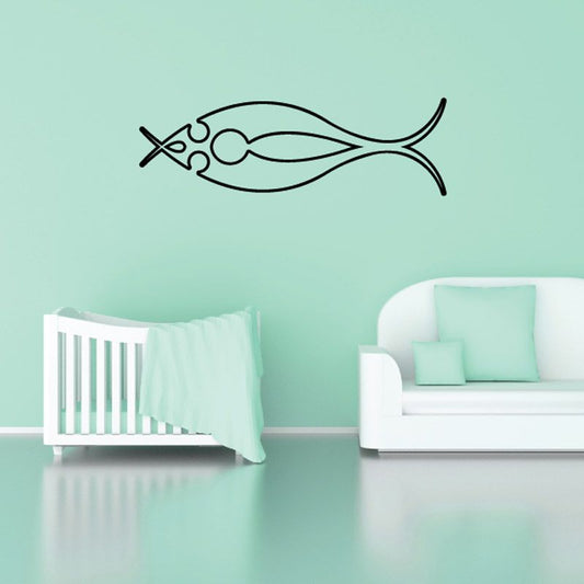 Image of Twisted Ghost Flames Car Decal - Vinyl Decal - Wall Decal - CF215