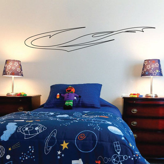 Image of Twisted Spike Ghost Flames Car Decal - Vinyl Decal - Wall Decal - CF527