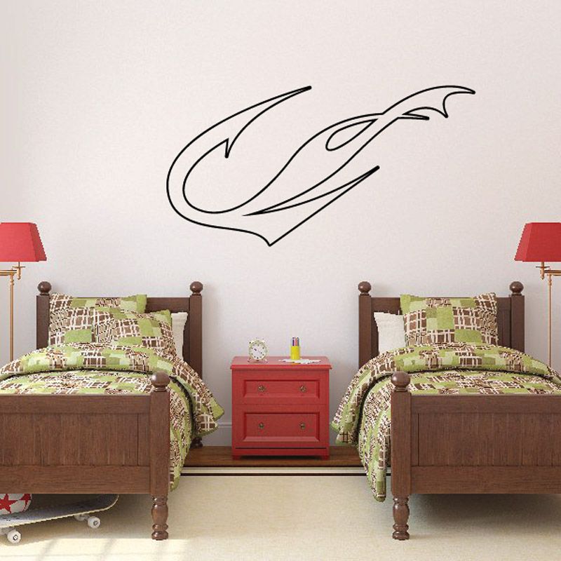 Image of Twisted Spike Ghost Flames Car Decal - Vinyl Decal - Wall Decal - CF655