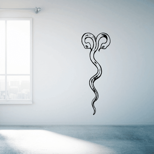 Image of Two Headed Snake Decal