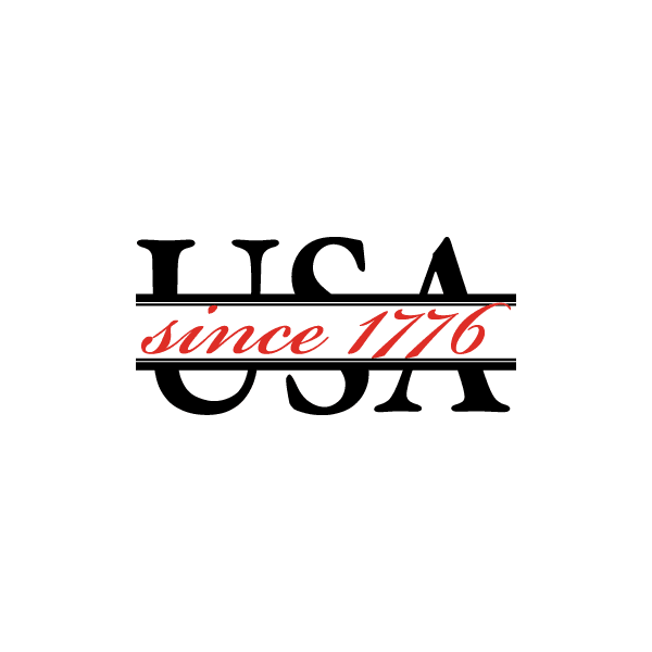 Wall decal text "Since 1776" in red script