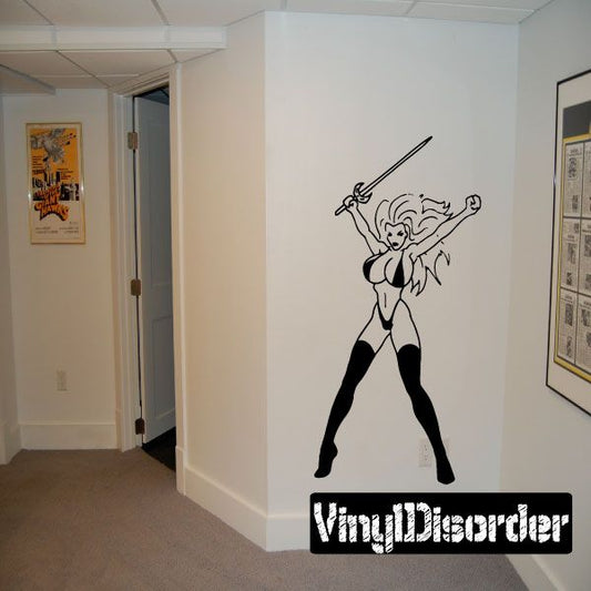 Image of Victorious Bikini Warrior Decal