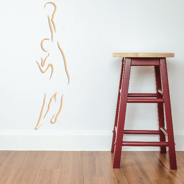 Image of Volleyball Wall Decal - Vinyl Sticker - Car Sticker - Die Cut Sticker - CDSCOLOR034