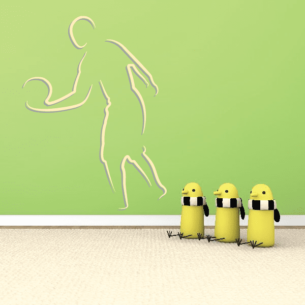 Image of Volleyball Wall Decal - Vinyl Sticker - Car Sticker - Die Cut Sticker - CDSCOLOR042