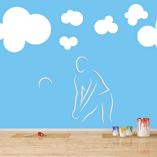 Image of Volleyball Wall Decal - Vinyl Sticker - Car Sticker - Die Cut Sticker - CDSCOLOR043