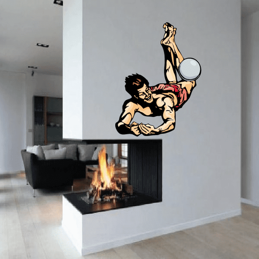 Image of Volleyball Wall Decal - Vinyl Sticker - Car Sticker - Die Cut Sticker - CDSCOLOR119