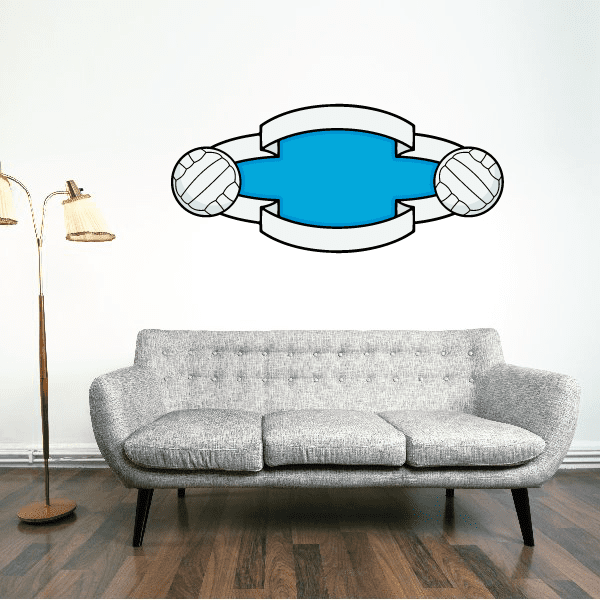 Image of Volleyball Wall Decal - Vinyl Sticker - Car Sticker - Die Cut Sticker - CDSCOLOR137