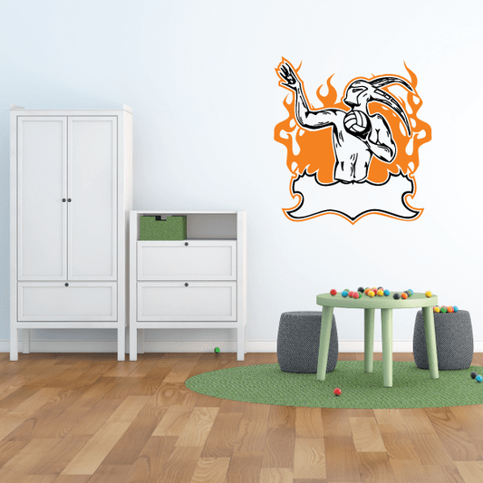 Image of Volleyball Wall Decal - Vinyl Sticker - Car Sticker - Die Cut Sticker - SMcolor007