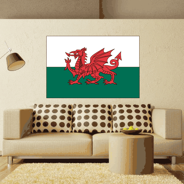 Image of Wales Flag Sticker