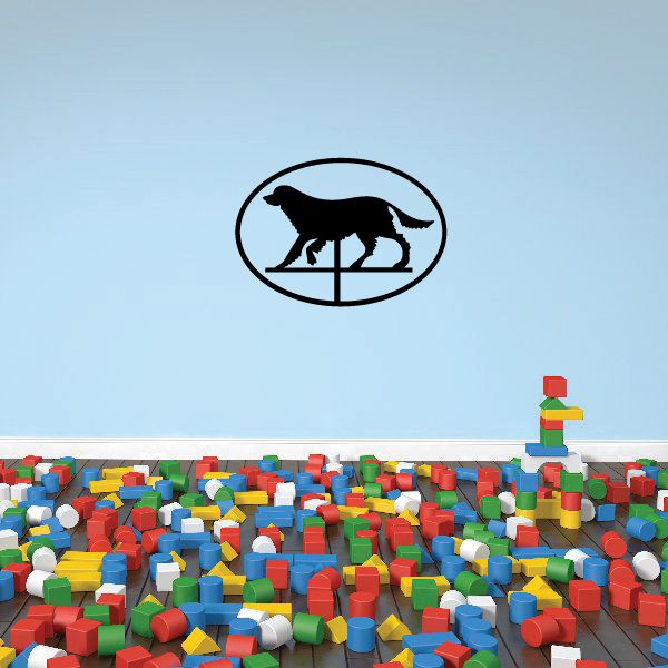 Image of Weather Vane Dog Decal