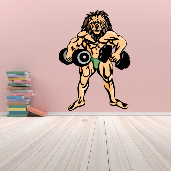 Image of Weight Lifting Wall Decal - Vinyl Sticker - Car Sticker - Die Cut Sticker - CDSCOLOR003