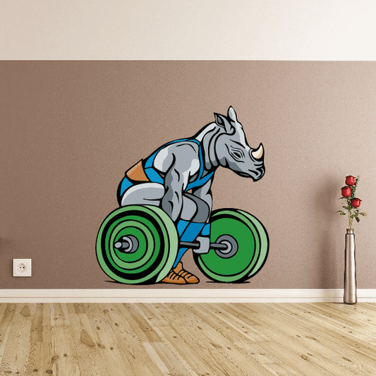 Image of Weight Lifting Wall Decal - Vinyl Sticker - Car Sticker - Die Cut Sticker - CDSCOLOR008
