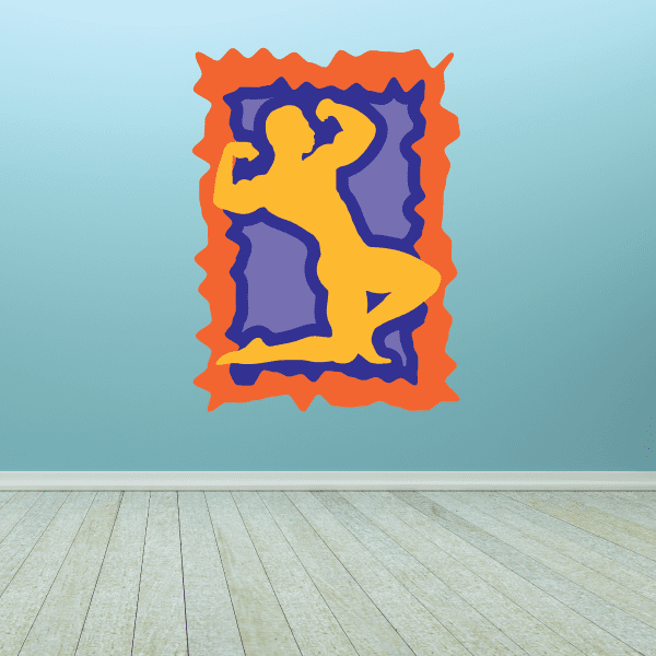Image of Weight Lifting Wall Decal - Vinyl Sticker - Car Sticker - Die Cut Sticker - CDSCOLOR017