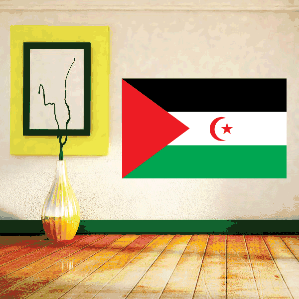 Image of Western Sahara Flag Sticker
