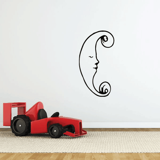 Image of Whispy Moon Decal