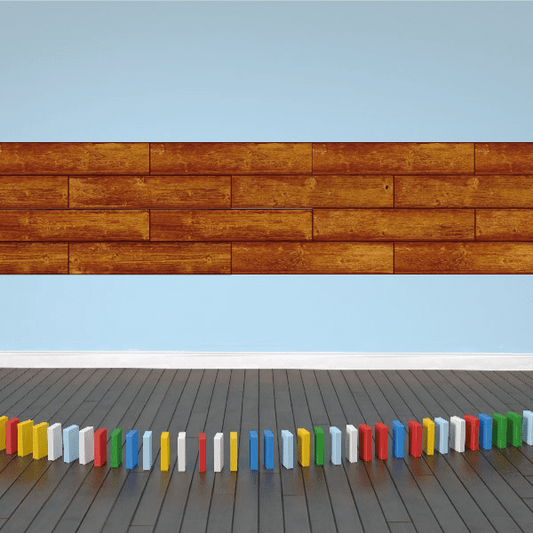 Image of Thick-Plank Ship Lap Style Wood Stickers