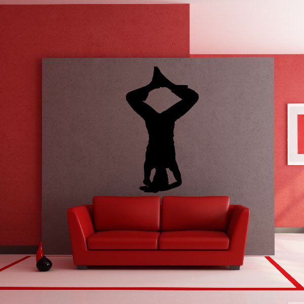 Image of Yoga Headstand Decal