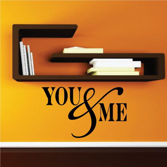 Image of You and me Wall Decal