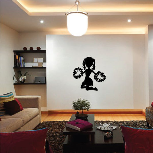 Image of Young Cheerleader Decal