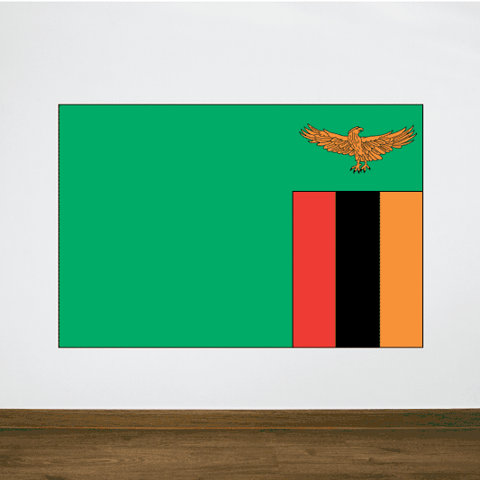 Image of Zambia Flag Sticker