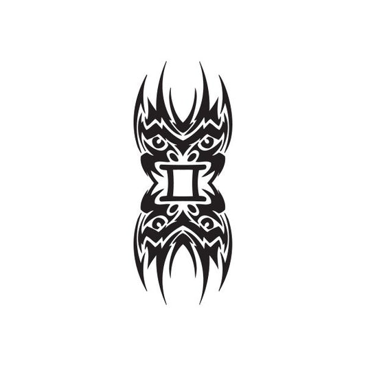 Image of Gemini Faces Tattoo Decal