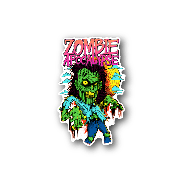 Image of Zombie Apocalypse Sticker