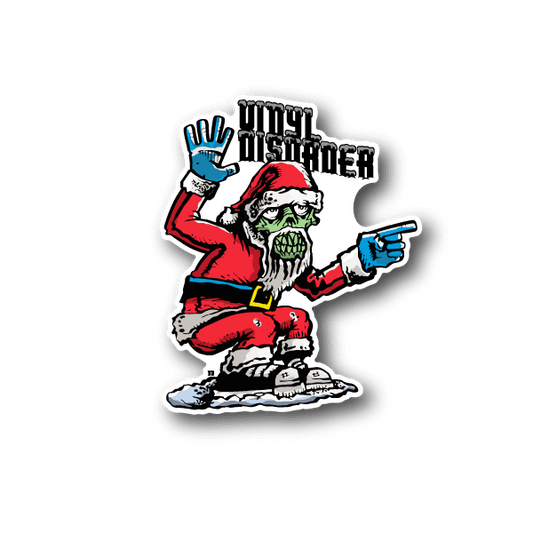 Image of Zombie Santa Vinyl Sticker