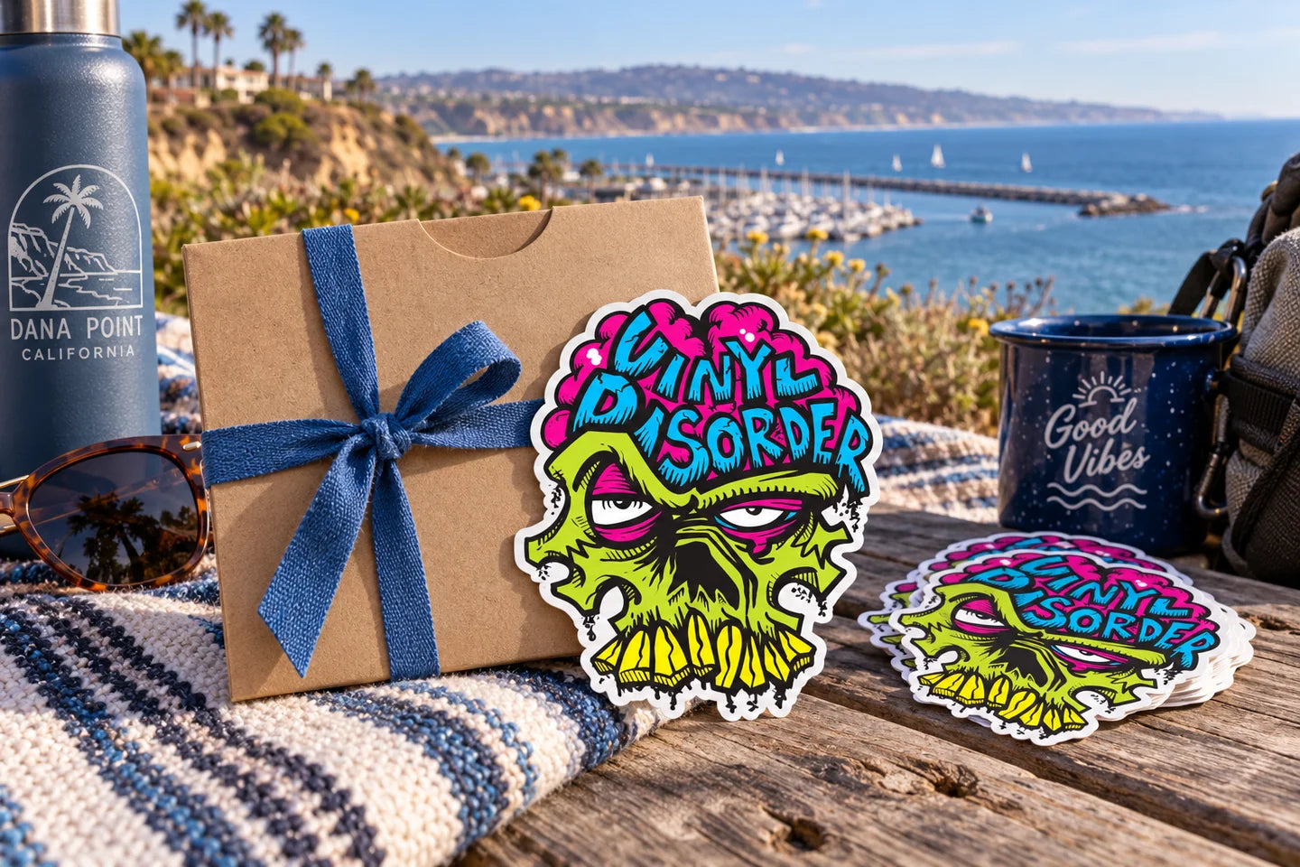 Vinyl Disorder branded coastal inspiration