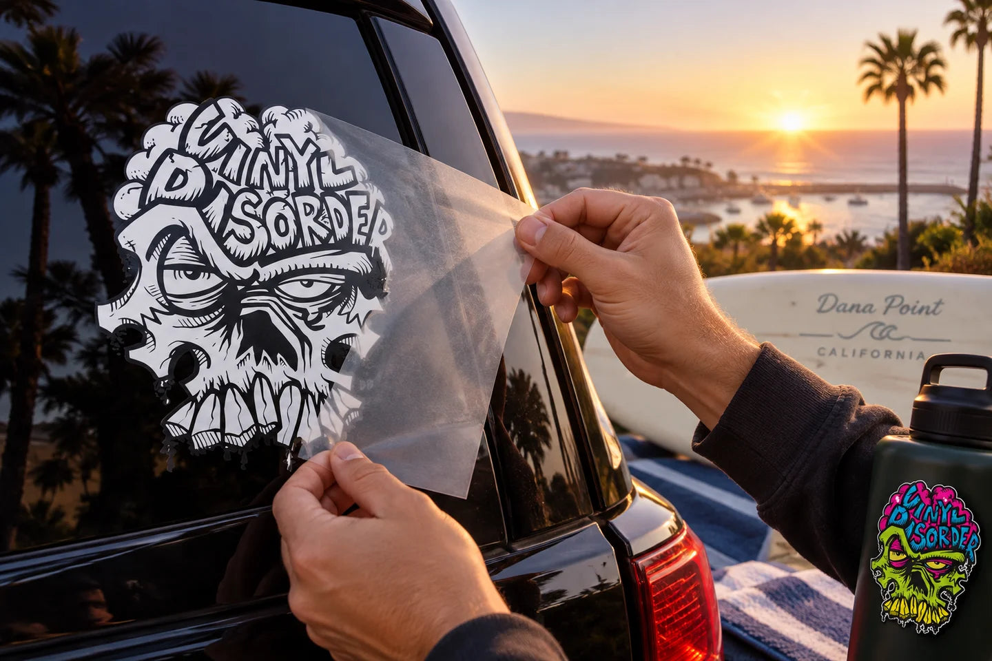 Illustrative Vinyl Disorder installation scene