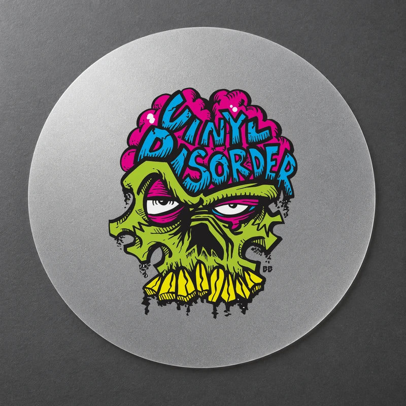 Reference-based render of the authentic Vinyl Disorder skull printed on Etched.