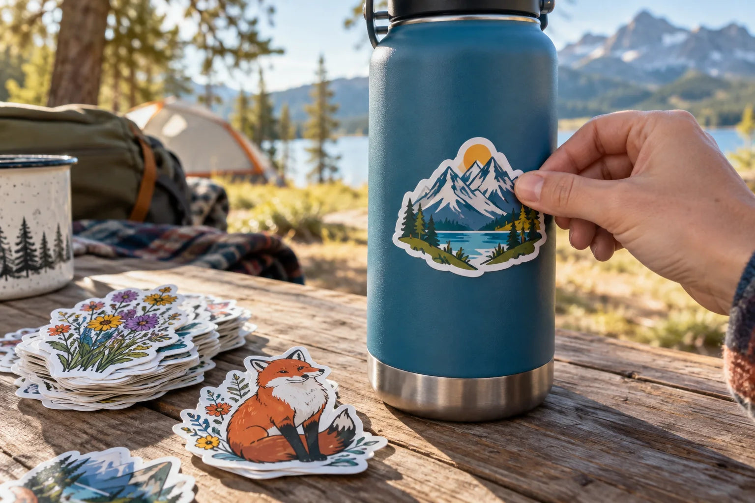 Illustrative All Sticker Deals close-up application, distinct from the hero.