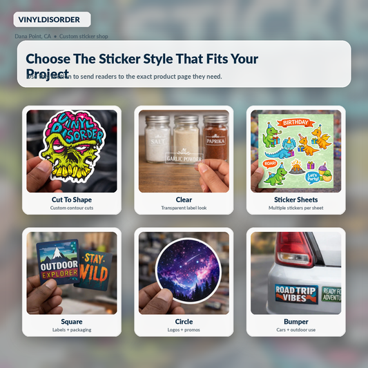 Best Custom Sticker Deals for Small Businesses, Events, Bands and Creators