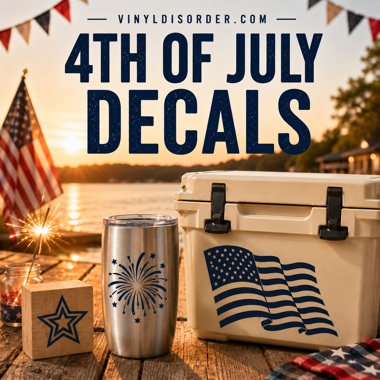 4th of July Decals