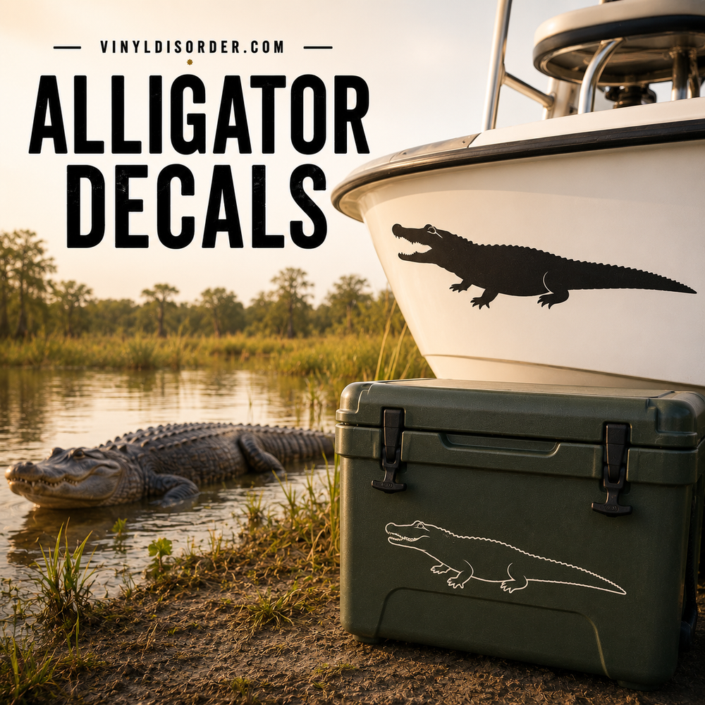 Alligator Decals and Stickers